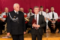 Wójt Krzysztof Glajcar i przewodniczący rady gminy Bogusław Konecki